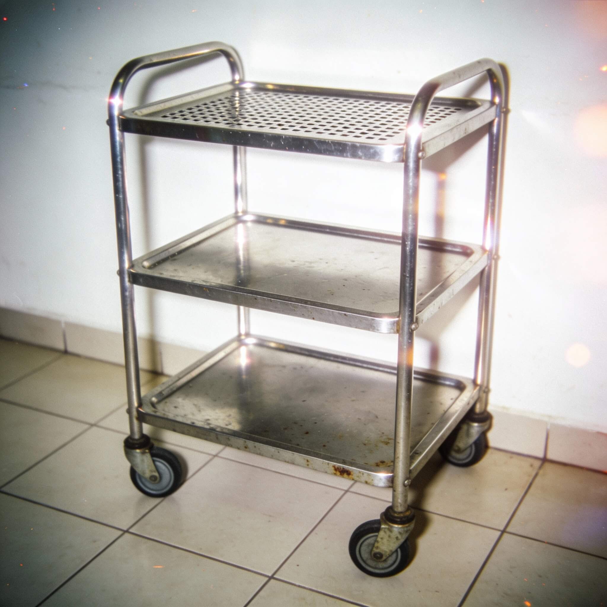 Regalo carrito de cocina metálico