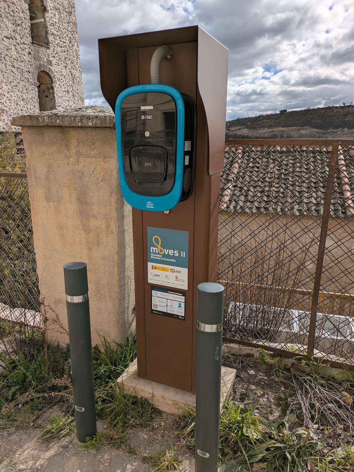 Punto de carga de vehículos eléctricos