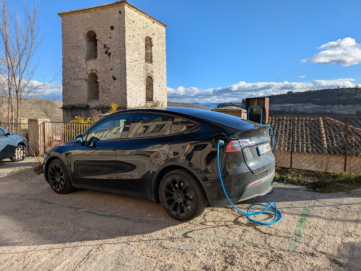 Punto de carga de vehículos eléctricos