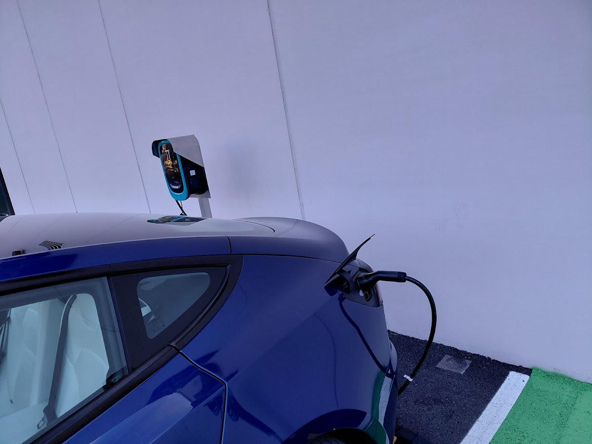 Punto de carga de vehículos eléctricos