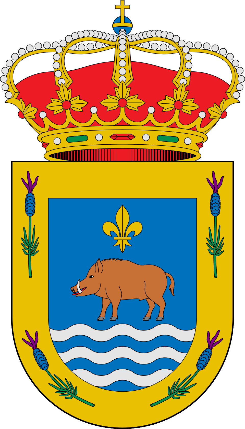 Escudo de Navas de Riofrío