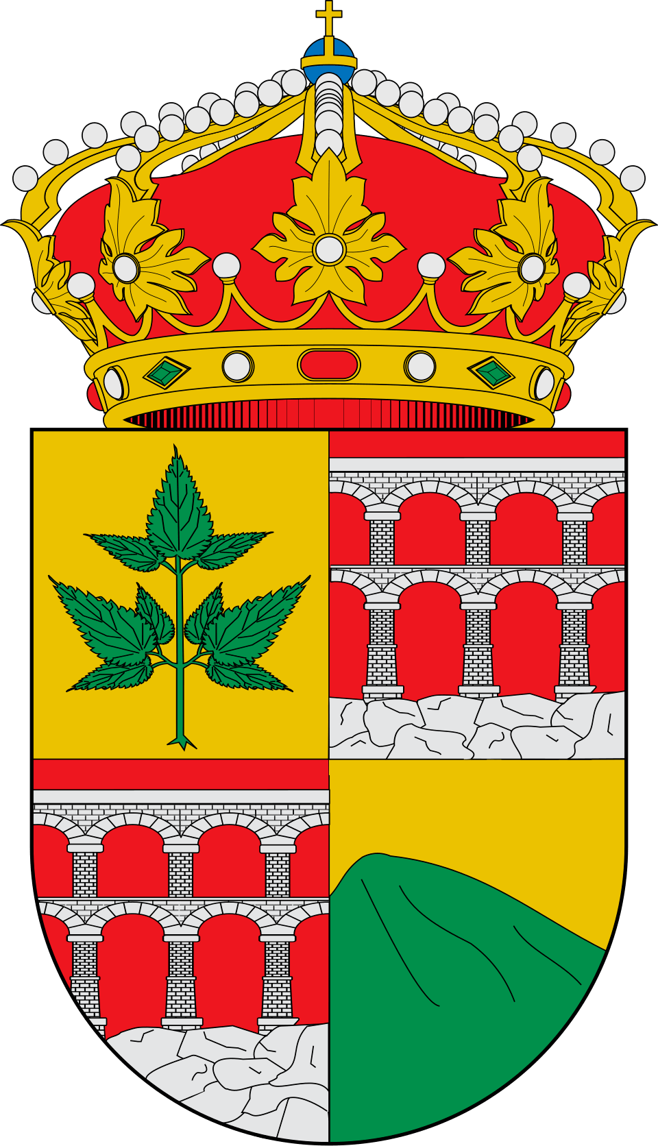 Escudo de Ortigosa del Monte