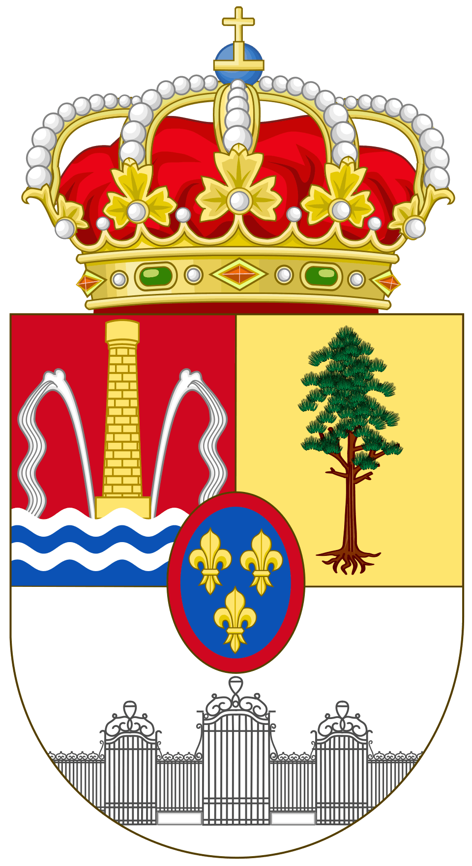 Escudo de Real Sitio de San Ildefonso
