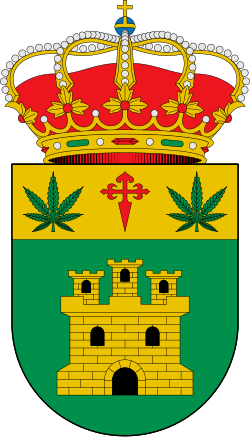 Escudo de Santa cruz de los cáñamos
