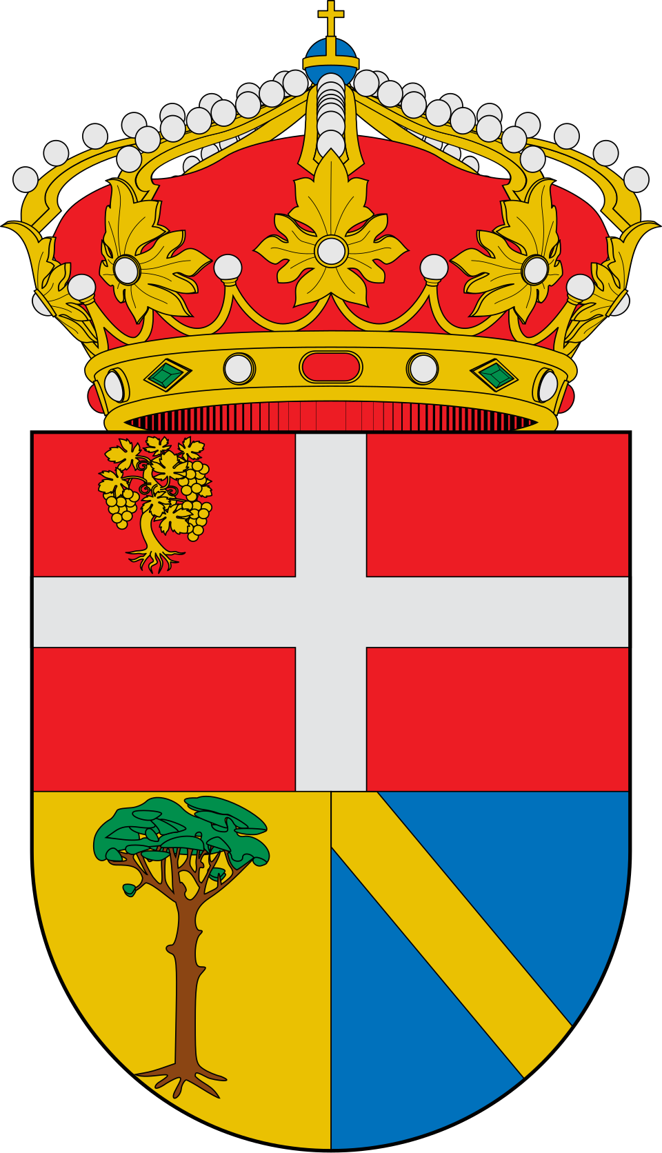 Escudo de Santiuste de San Juan Bautista