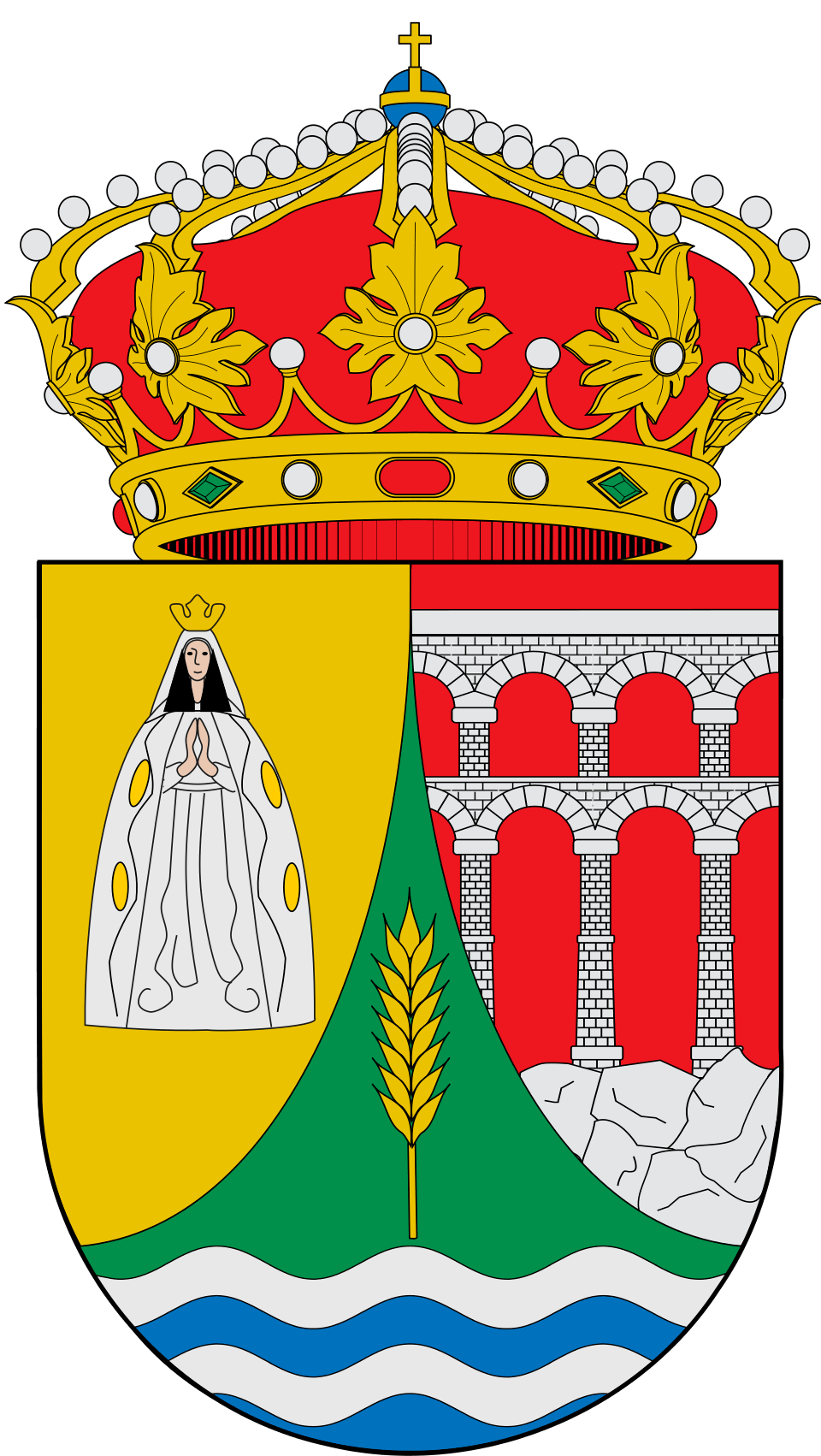Escudo de 
<span>Valverde del Majano</span>
