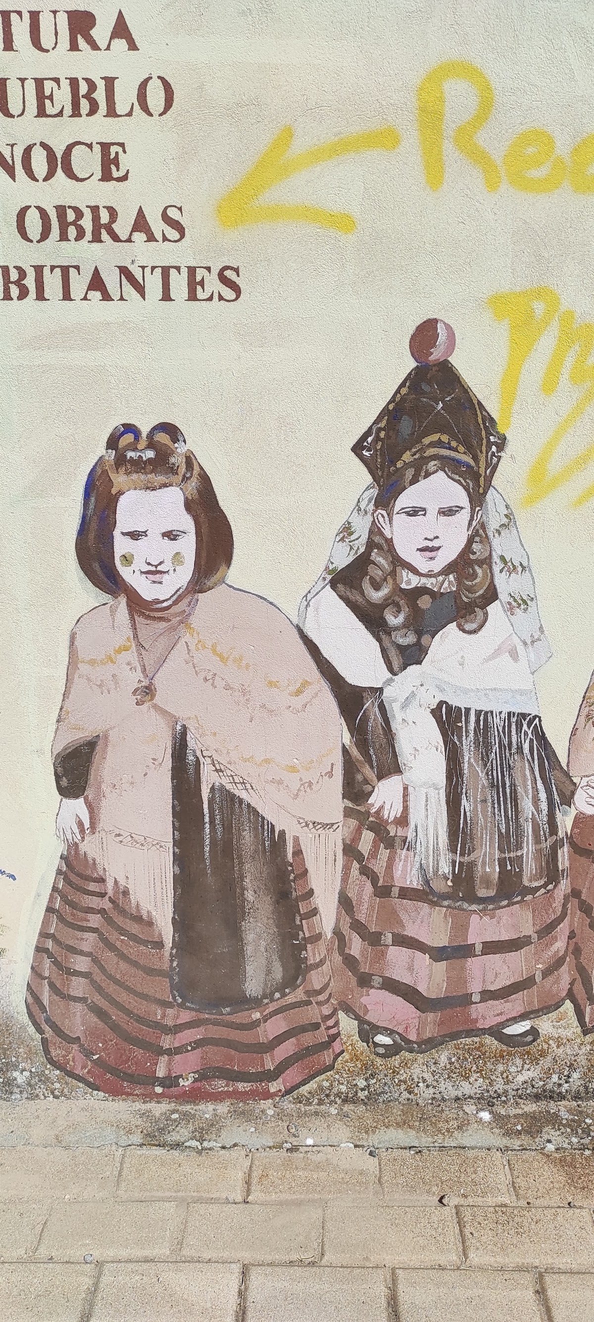 Mural "Segovianas y aguedesas de Bernuy"